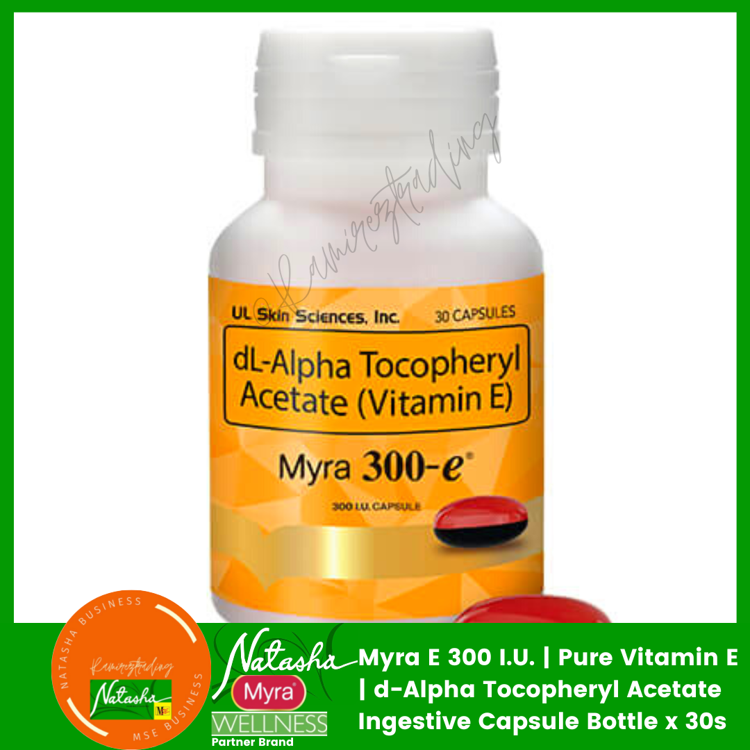 MYRA 400e MYRA E DALPHA TOCOPHEROL VITAMIN E • MYRA 300e 100