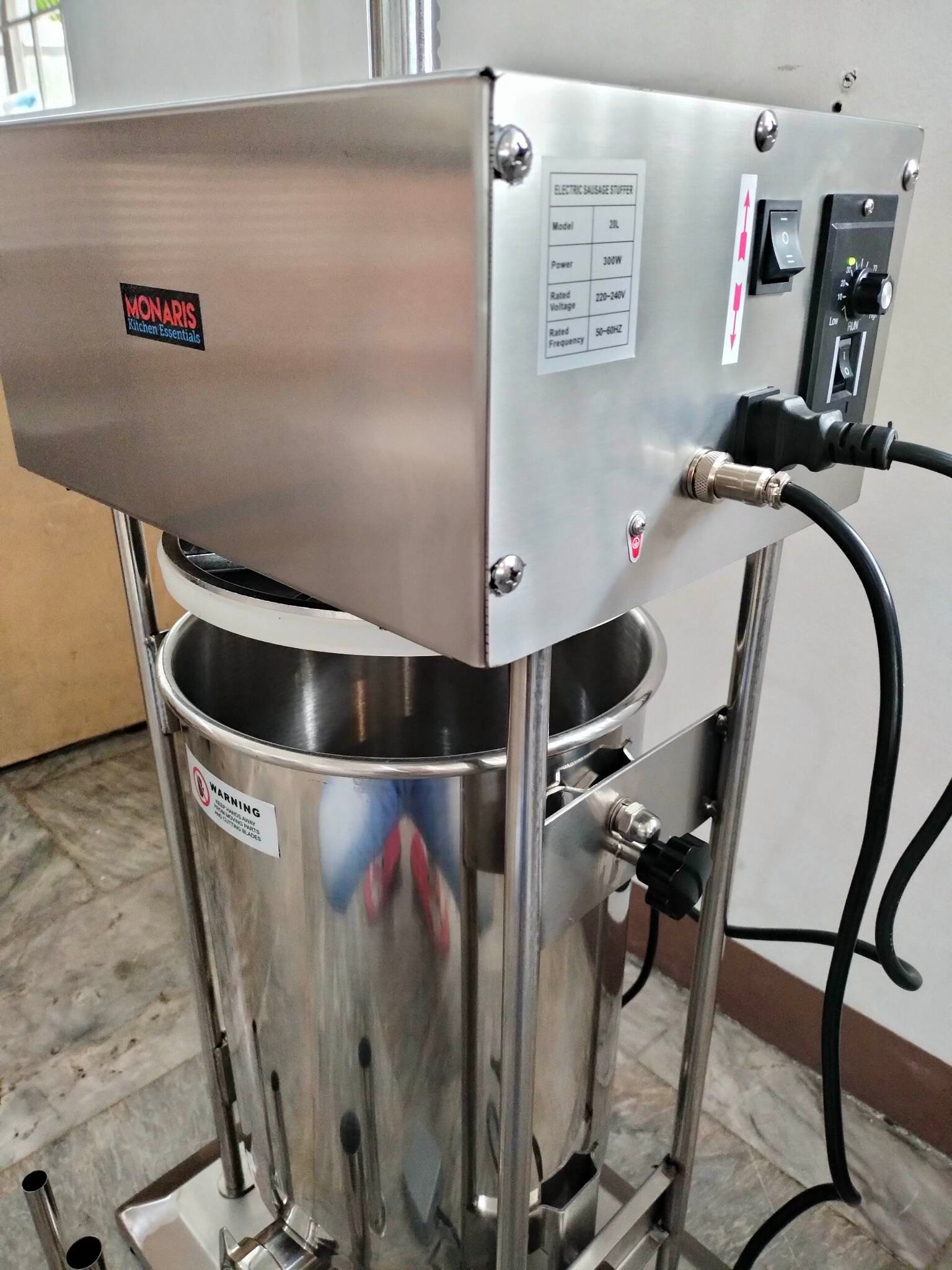 Sausage Stuffer 20L Automatic With Paddle Control Longanisa Filler