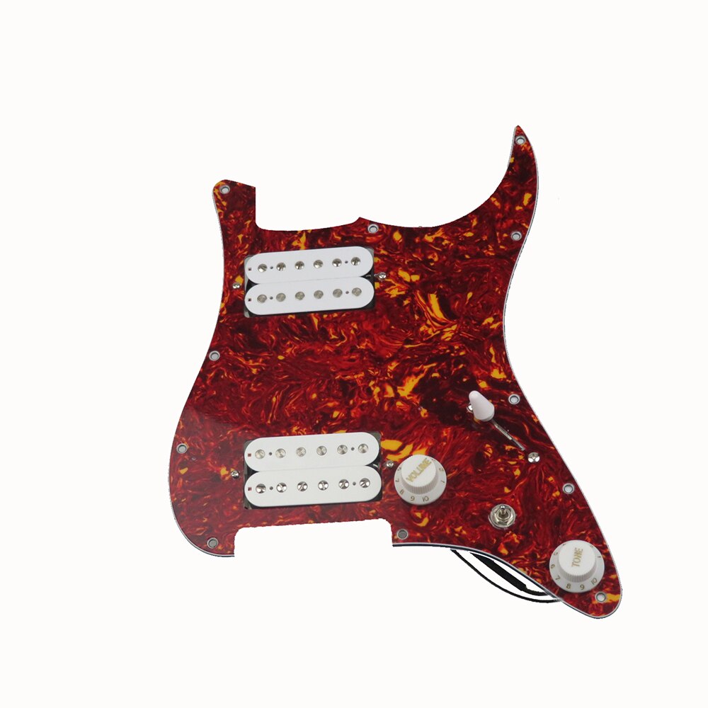 WK3 Layer White Prewired Pickguard Alnico HH Humbuckers Pickups Guitar