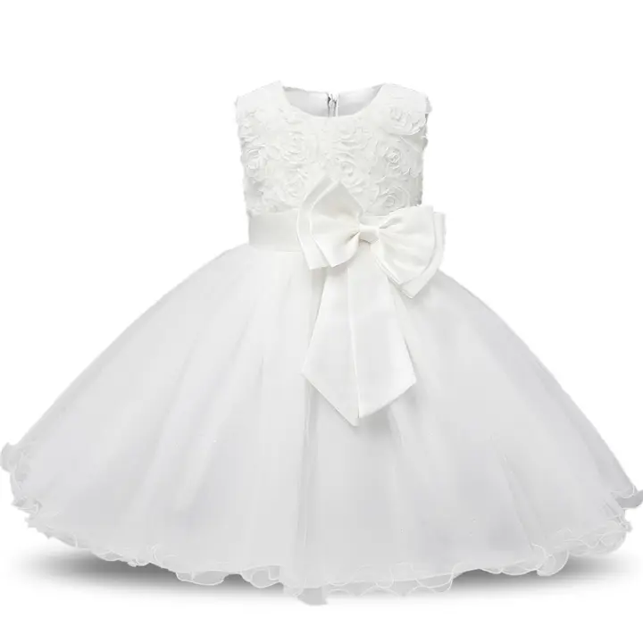 newborn white christening dress