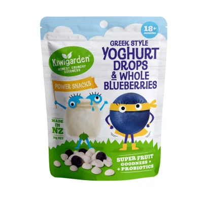 Kiwigarden Greek Style Yoghurt Drops & Whole Blueberries 14g
