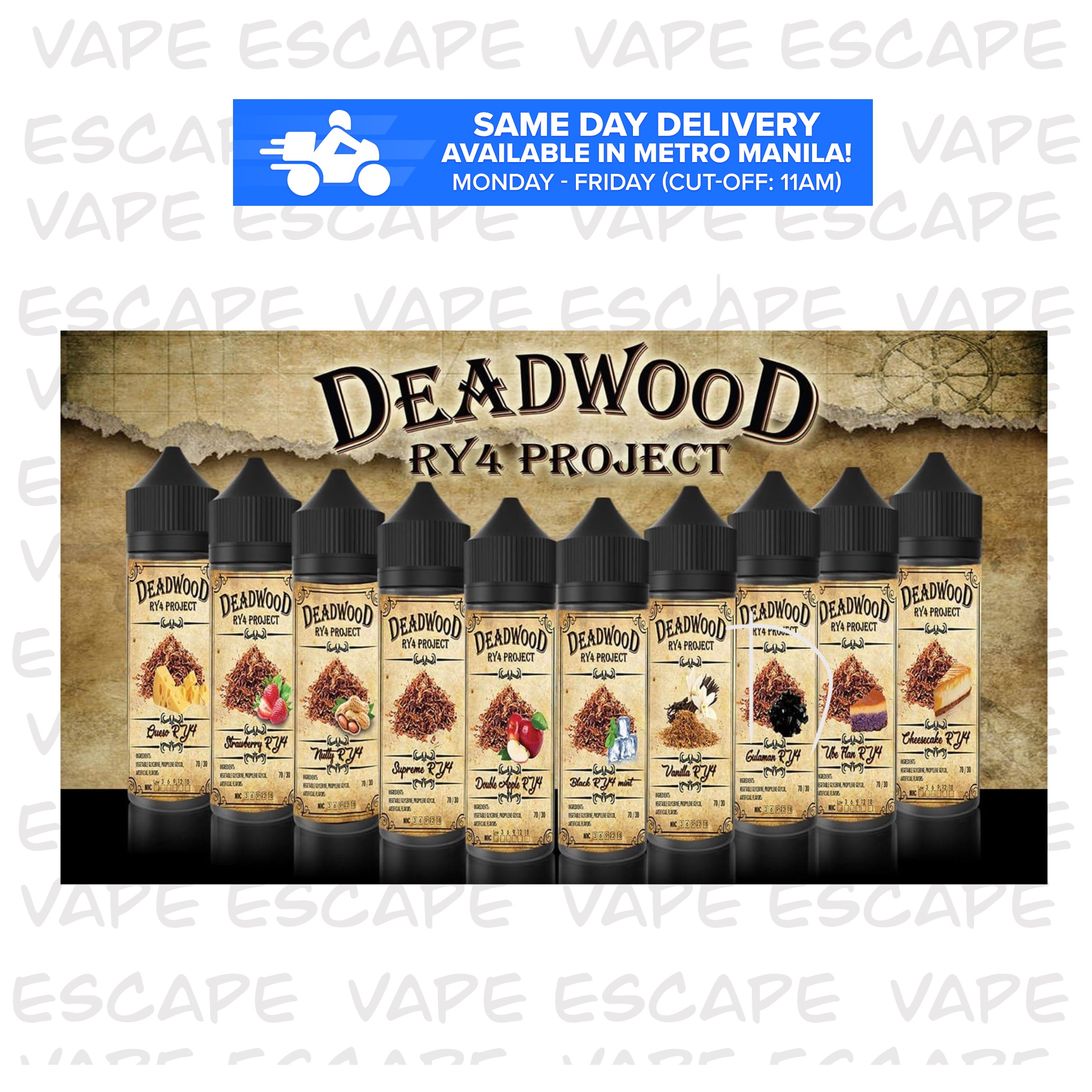 DEADWOOD PROJECT RY4 12MG / 60ML Lazada PH