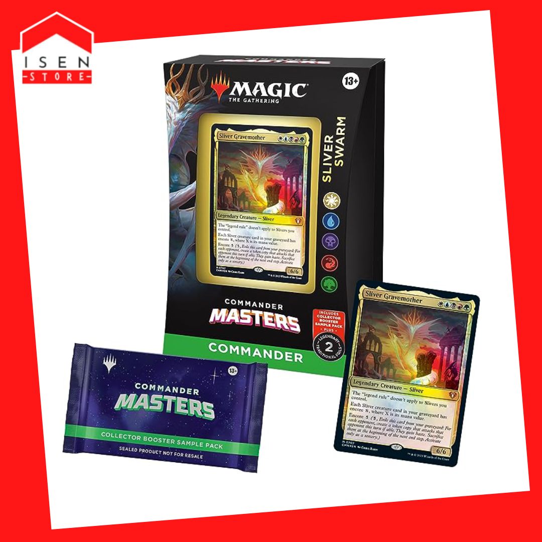 Mtg Avatar Magic: The Gathering Commander Masters Sliver Swarm Deck ...