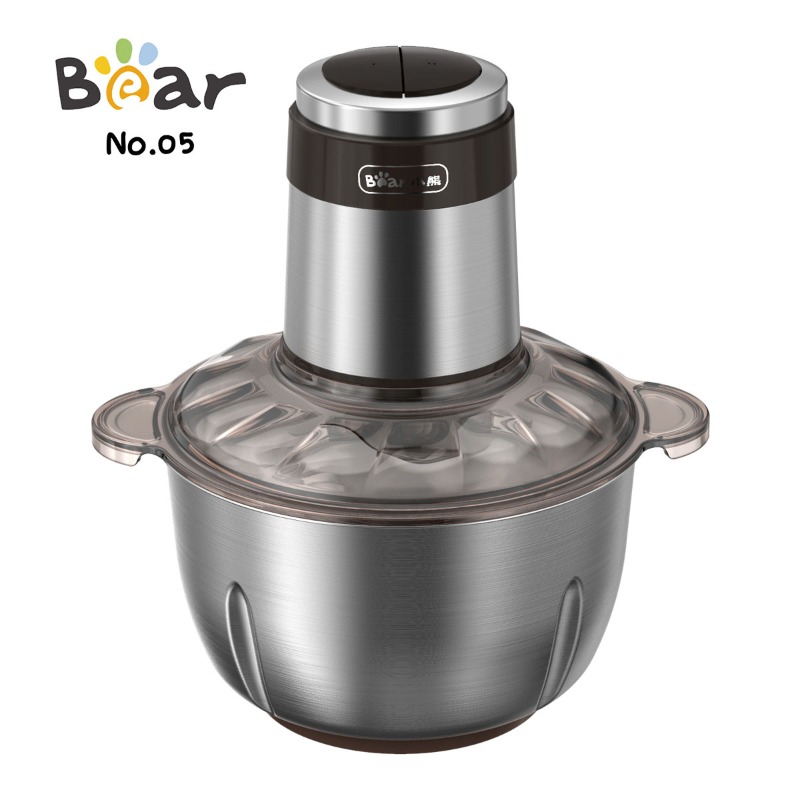 【Bear】Meat Grinder Electric 2.5L Food Chopper Cutter for Food Stainless