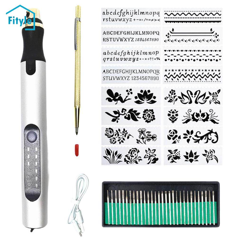 Electric Micro Engraver Pen Mini DIY Vibro Engraving Tool Kit for