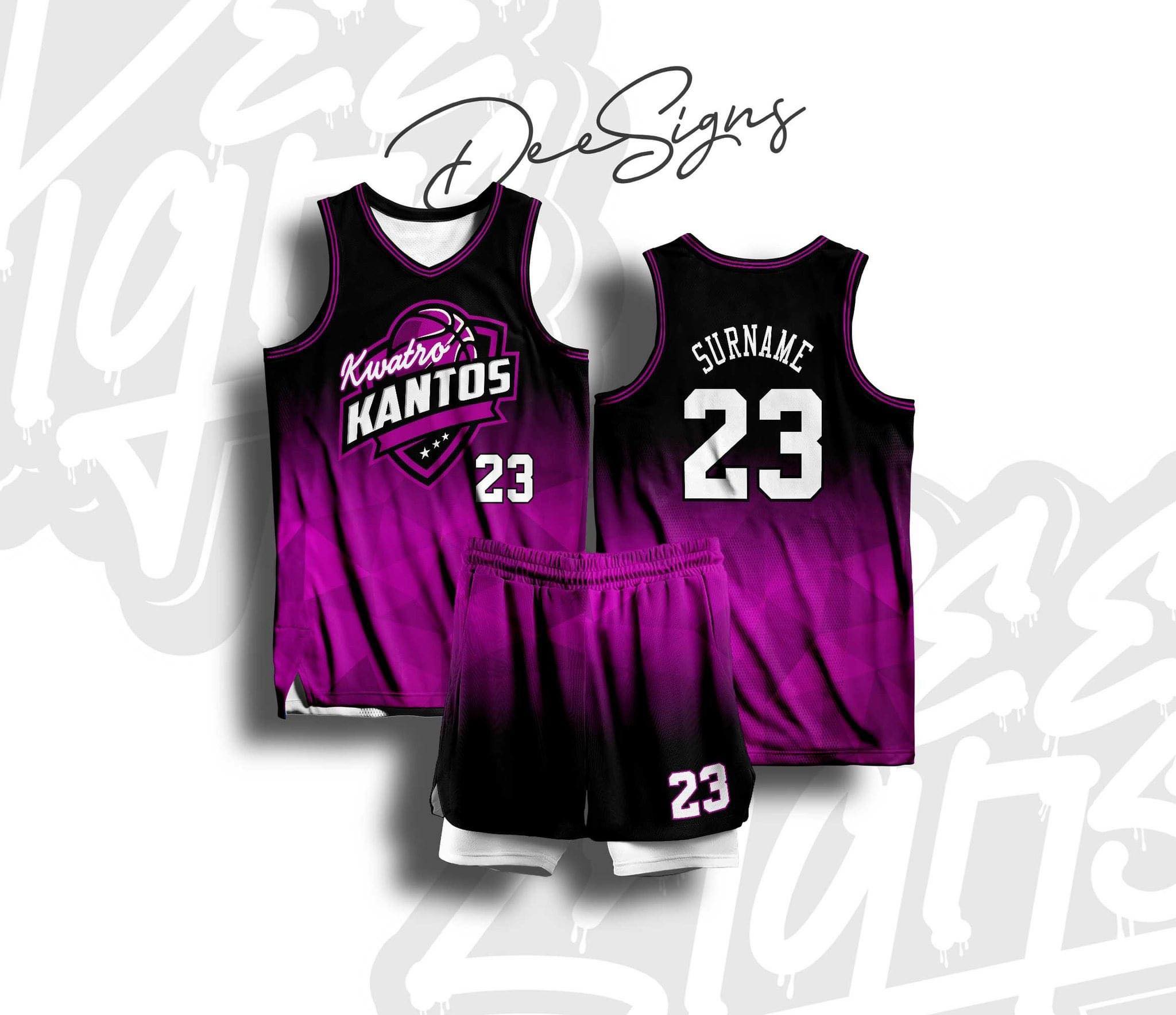KWATRO KANTOS 01 BASKETBALL JERSEY FULL SUBLIMATION HIGH QUALITY