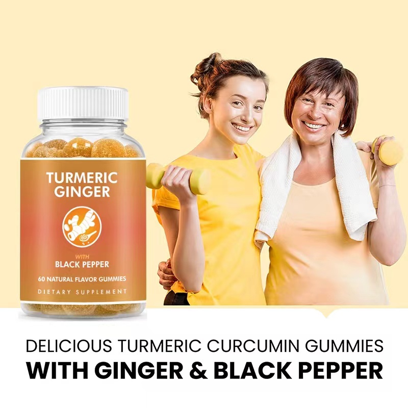 Turmeric Gummies Relieve Arthritis Cancer Gummy Ginger Protect