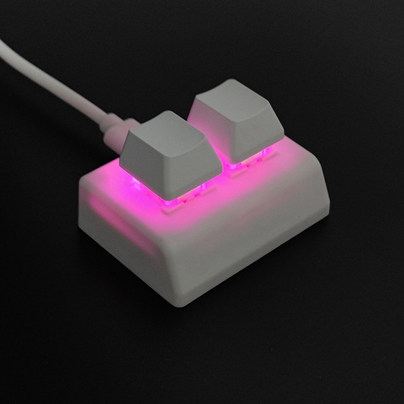 2 Keys Macro Programming Keyboard RGB Mini Keyboard Gaming Drawing Red Switch Custom Keyboard OSU Gaming Keypad