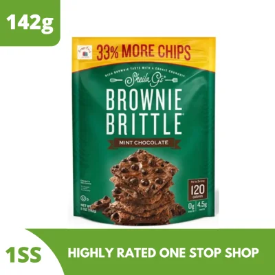 Shiela G Brownie Brittle Mint Chocolate, 142g