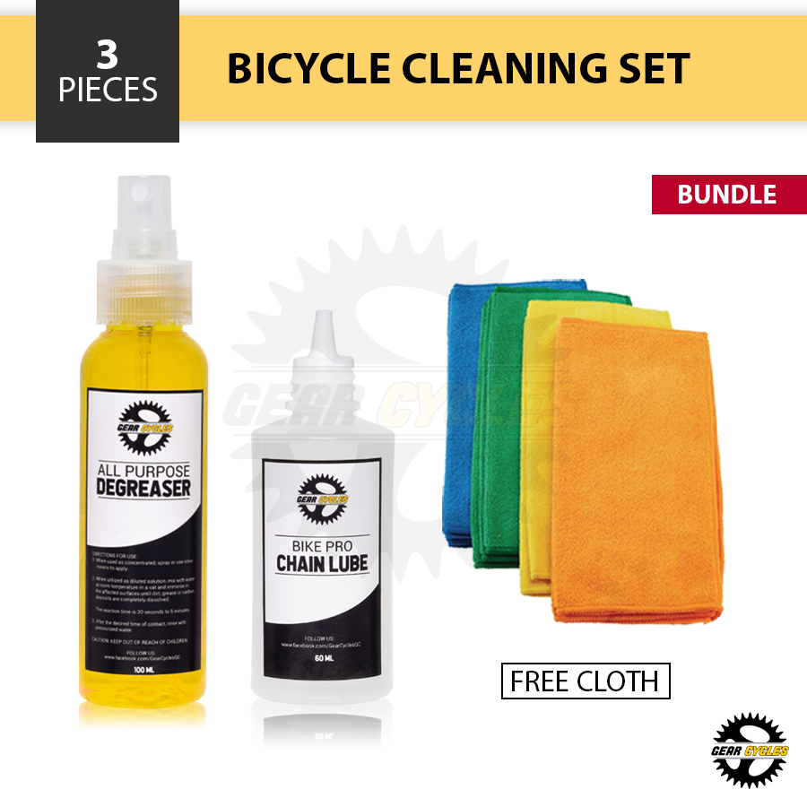 (BUNDLE) Gear Cycles Degreaser Drivetrain Chain Lube Oil Lubricant