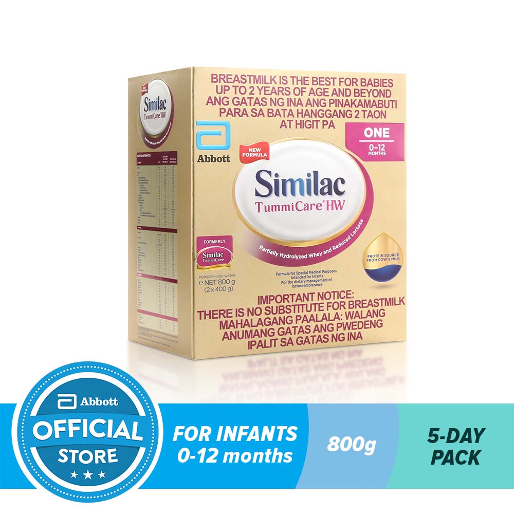 Similac TummiCare HW One 800g, For 0-12 Month- Old Infants
