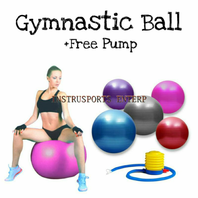 Gymnastic Yoga Gym Ball Balance and Fit Exercise Equipment