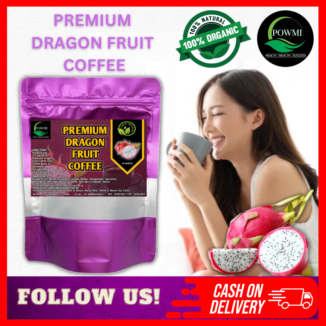 POWMI Premium Dragon Fruit Coffee (100 Organic) Lazada PH