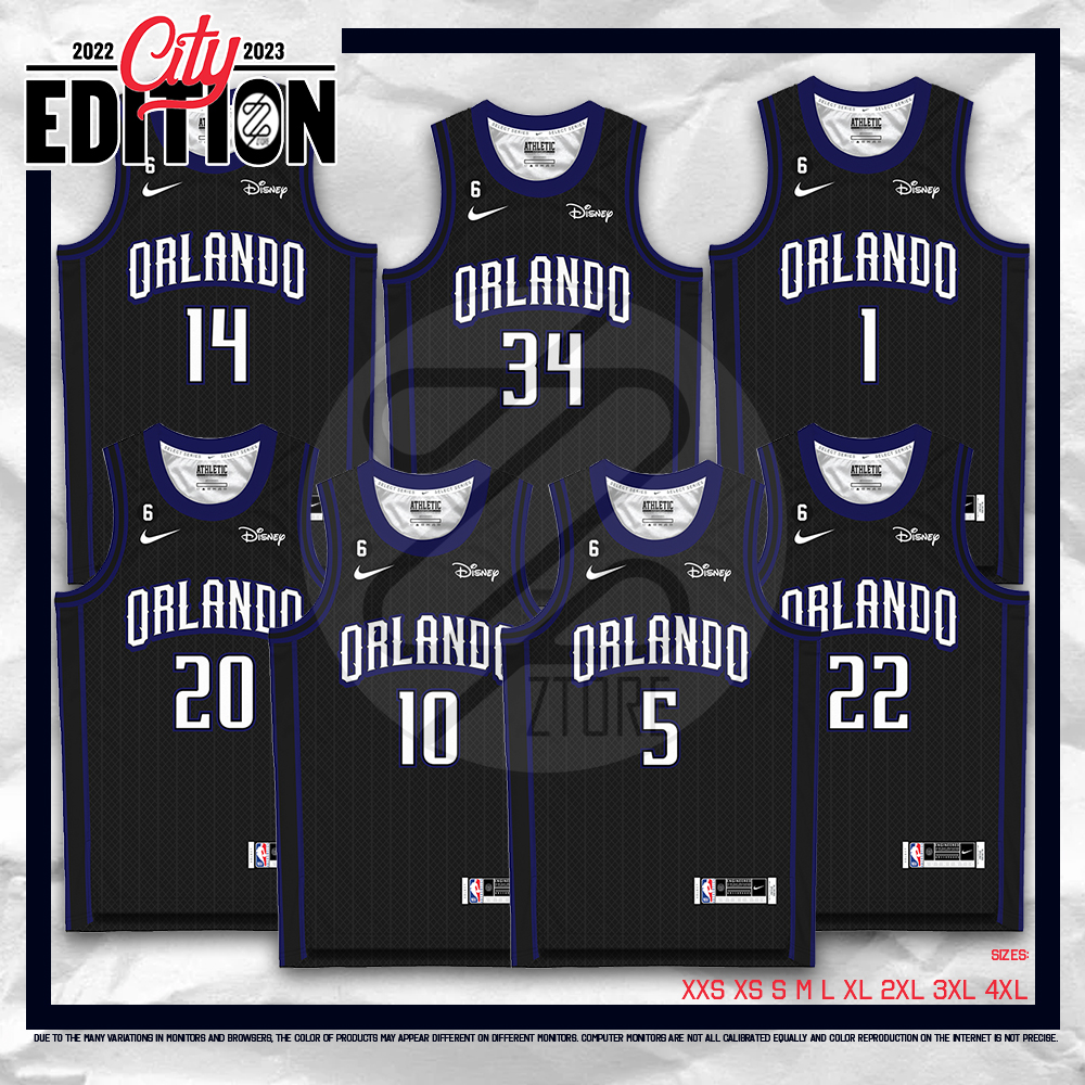 2022-2023 City Edition Orlando Magic Black #50 NBA Jersey-311,Orlando Magic