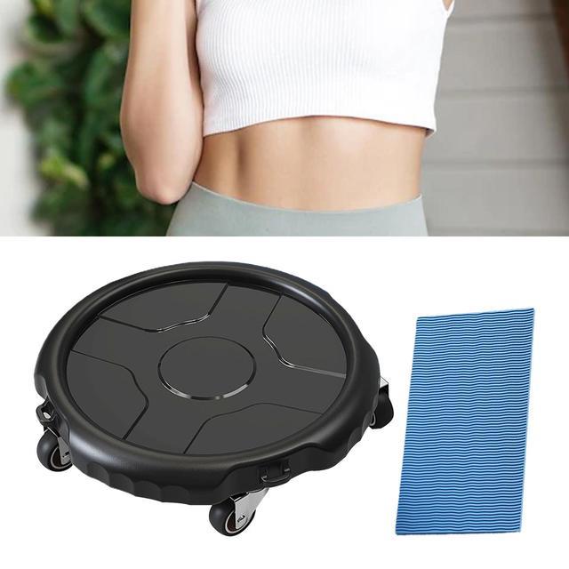 Anti Slip Abdominal Trainer Roller Disc 4 Universal Wheels Core ...
