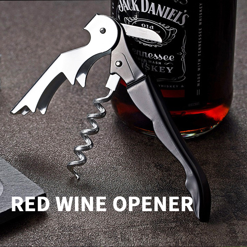 Stainless Steel Corkscrew Red Wine Opener Multifunction Portable