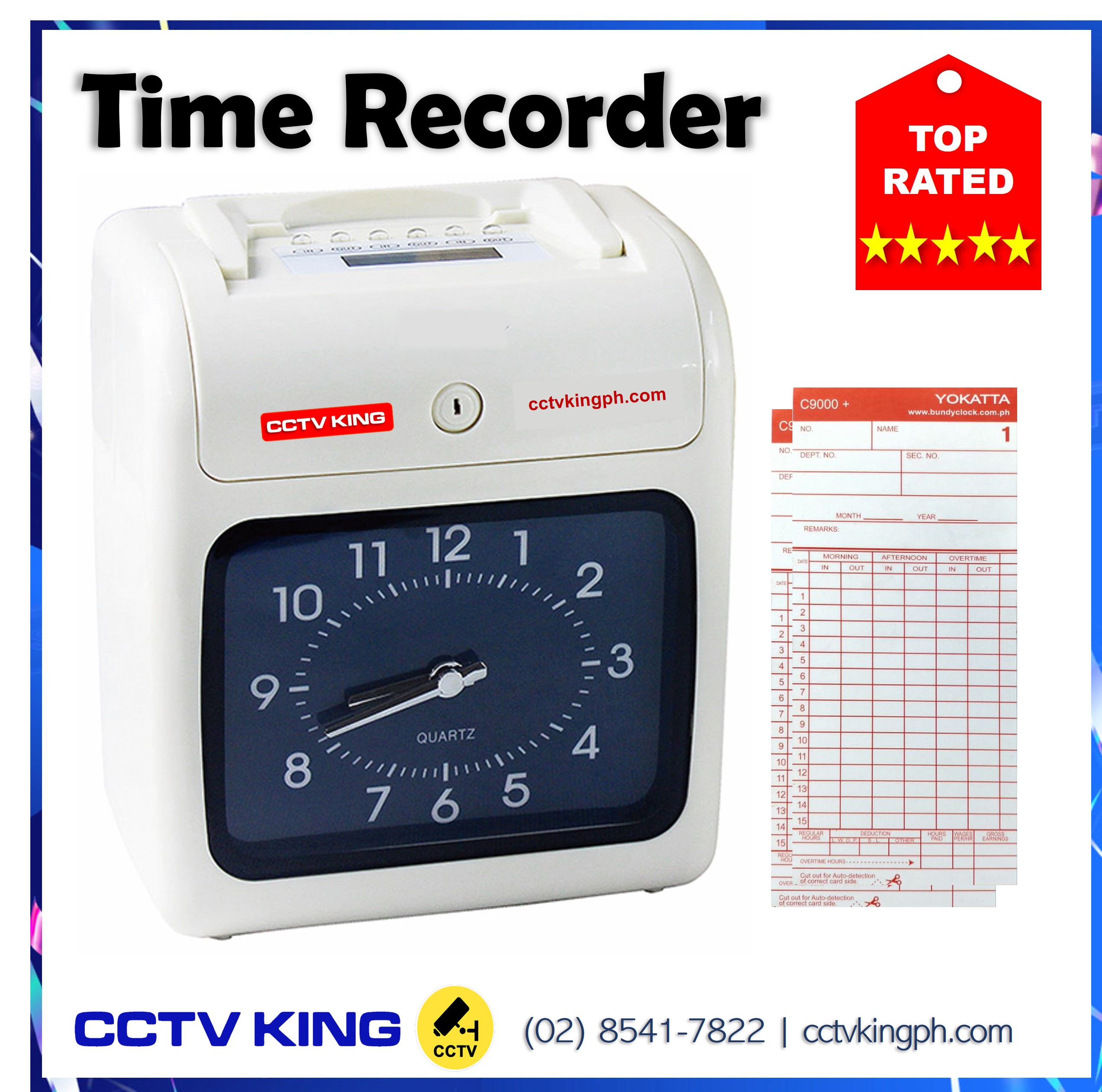 Bundy Clock Analog Time Recorder Time Attendance Bundy Clock Payroll w