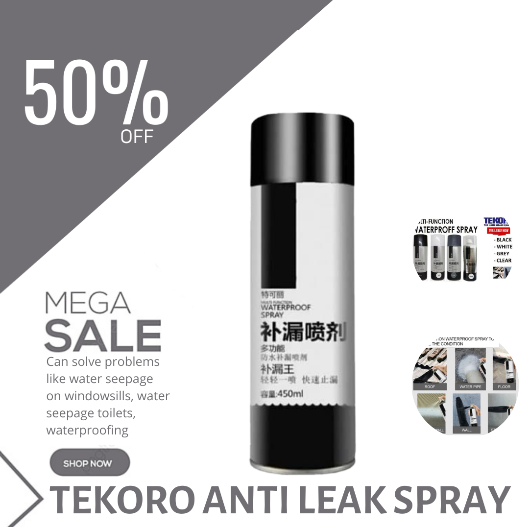 Tekoro Anti Leak Sealant Spray Waterproof Leak Repair Spray / sealant