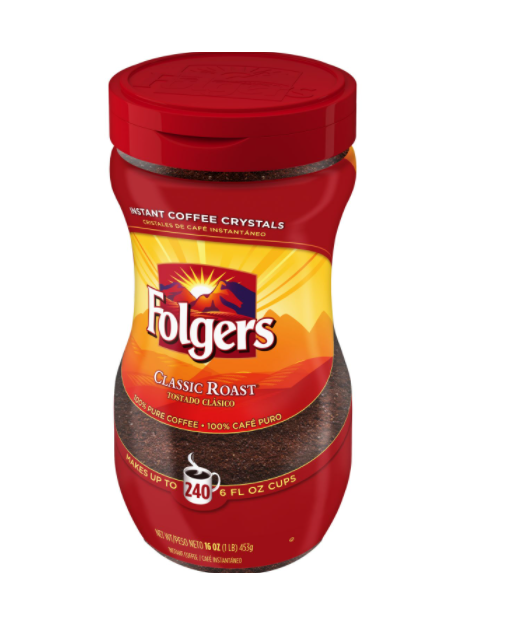 Folgers Instant Coffe Classic Roast 16oz | Lazada PH