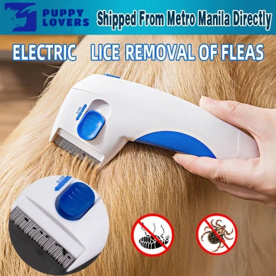PUPPY LOVERS Flea Doctor Comb Electric Dog Anti Flea Comb Head Lice Remover Pets Puppy Cat