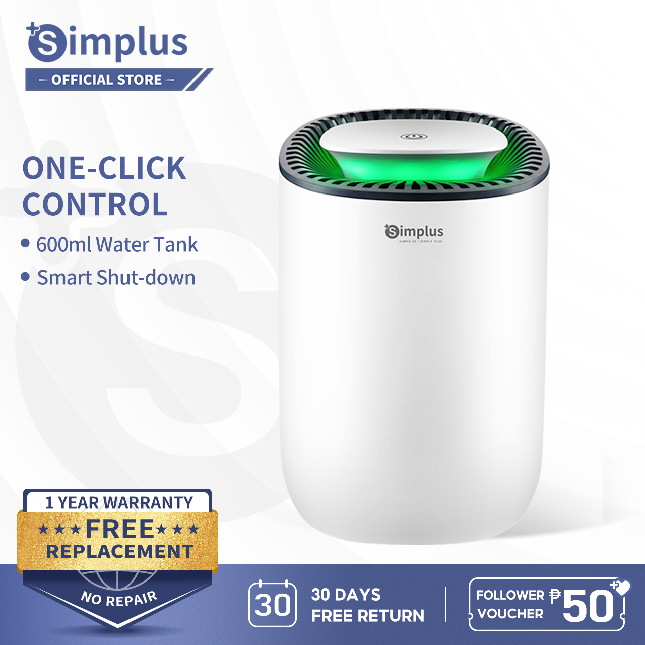 Simplus Dehumidifier Air Purifier for roomAir Freshener Efficient and