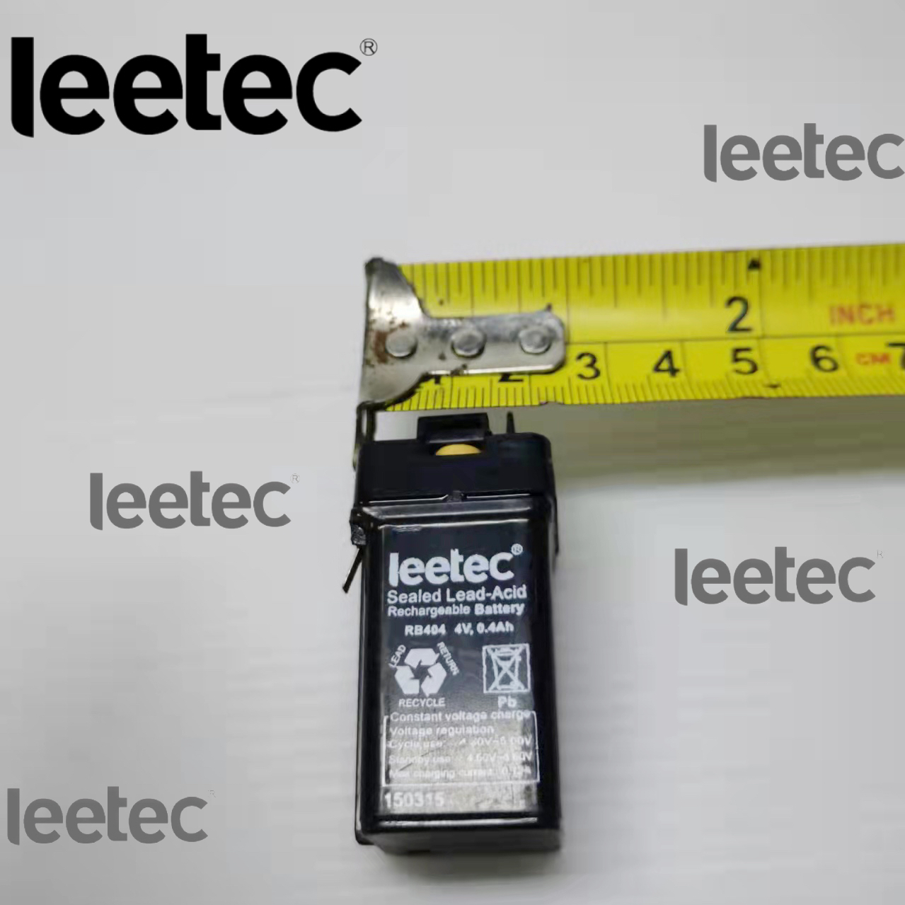 Rechargeable Battery Sealed Lead-Acid 4V 1.6Ah (2 pcs.) LEETEC RB416