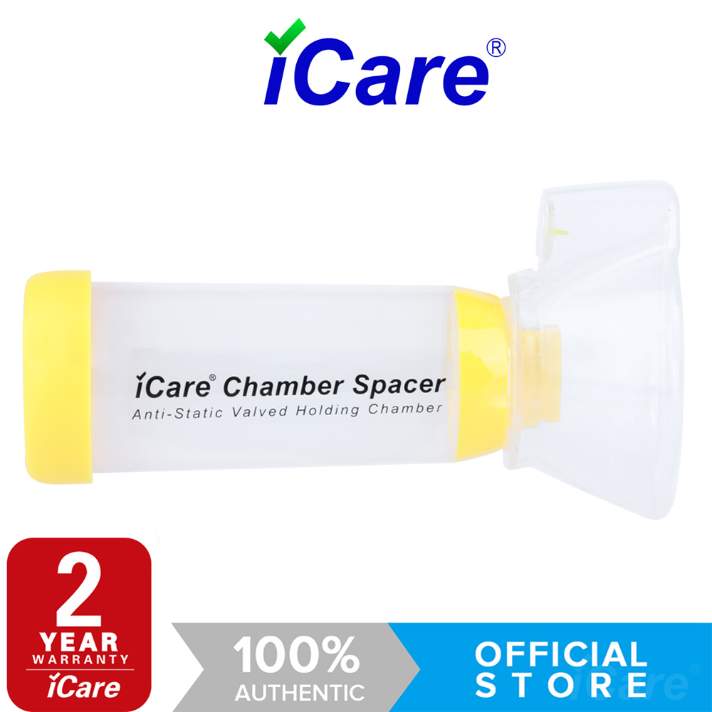 iCare®S2 Chamber Spacer (NO INHALER INCLUDED) for Kids with Medium Mask