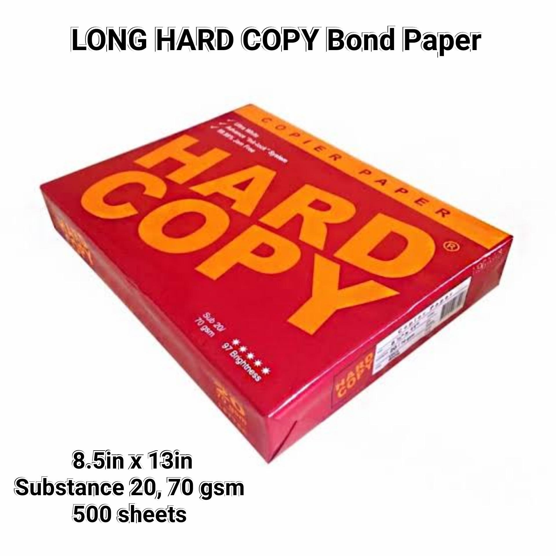 Bond Paper Hard Copy 1 Ream 500 Sheets Long Bond Paper 70gsm Lazada PH