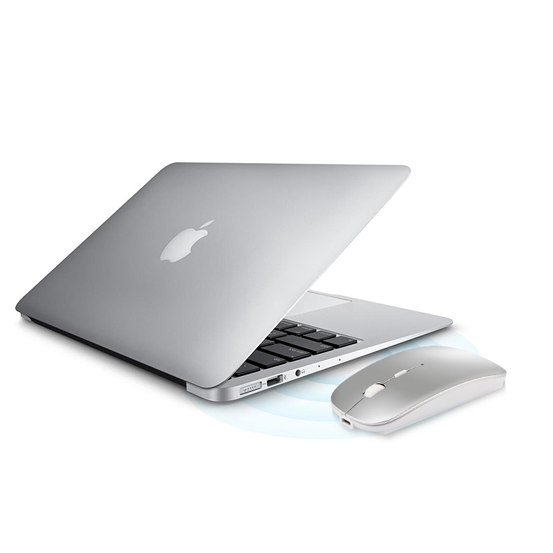 Wireless Bluetooth Mouse For Macbook Air Macbook Pro 13" 16" Imac Laptop PC Rechargeable Mini Silent Mouse
