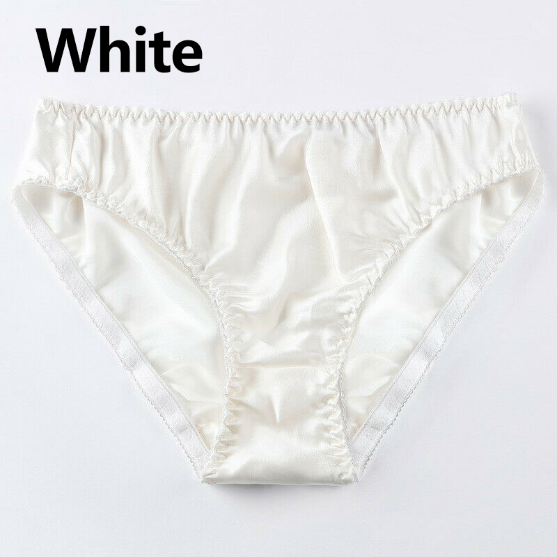 A7E2 Women Undergarments Knickers Underclothing Silk Underwear Briefs Soft  Panties Lingerie