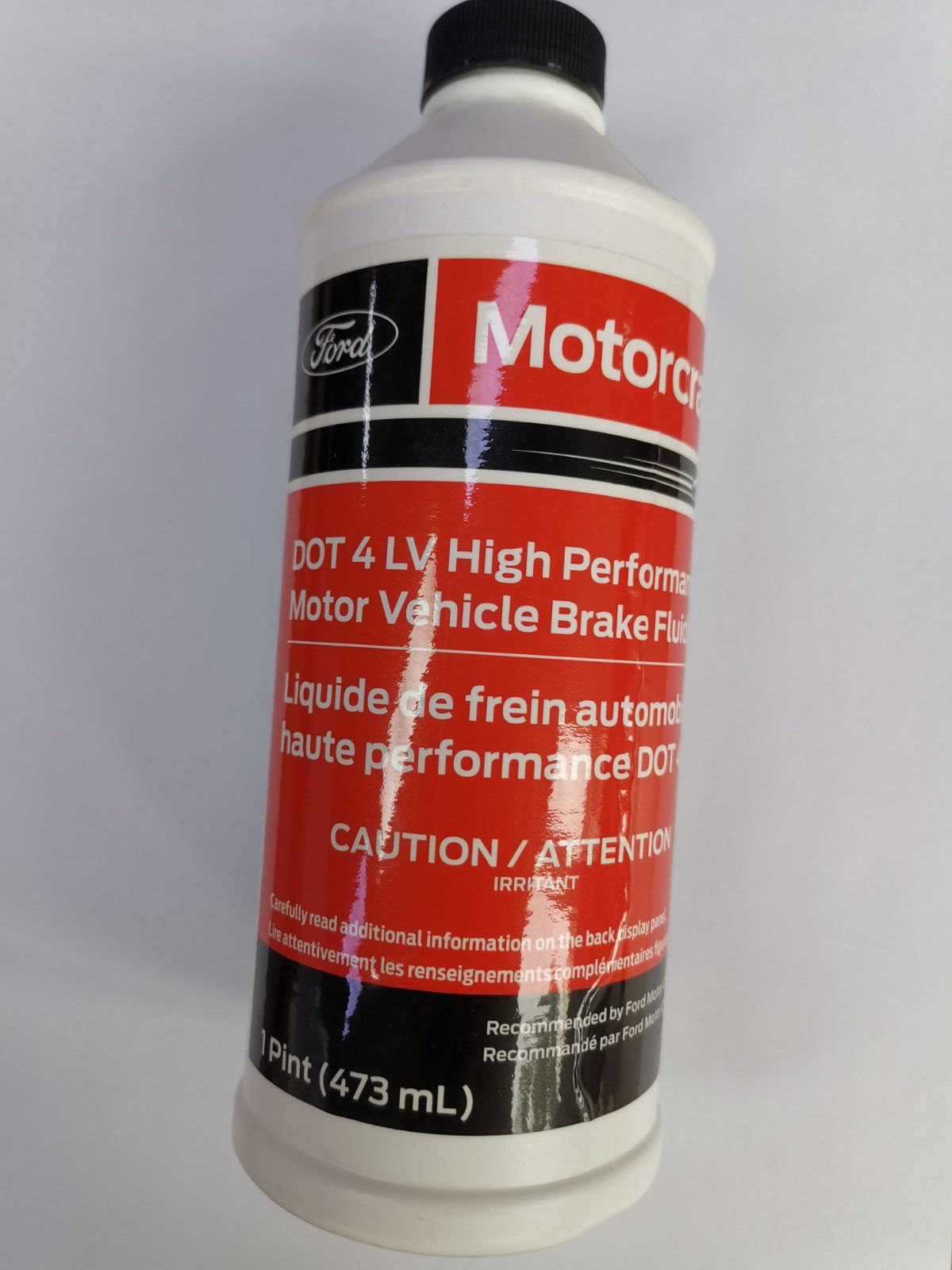 Ford Motorcraft DOT 4 LV High Performance Motor Vehicle Brake Fluid PN#  PM20