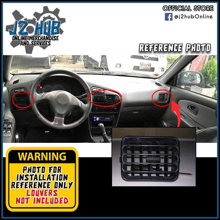 Mitsubishi Lancer Itlog Aircon Vent Louver Repair Kit Lazada PH