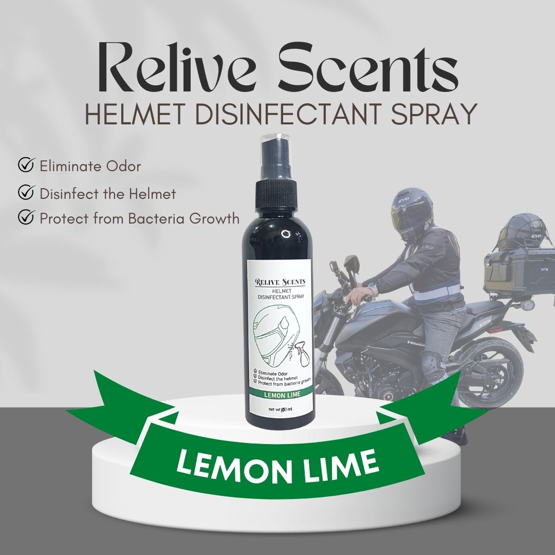 HELMET Disinfectant Spray Deodorizer Antibacterial & Helmet