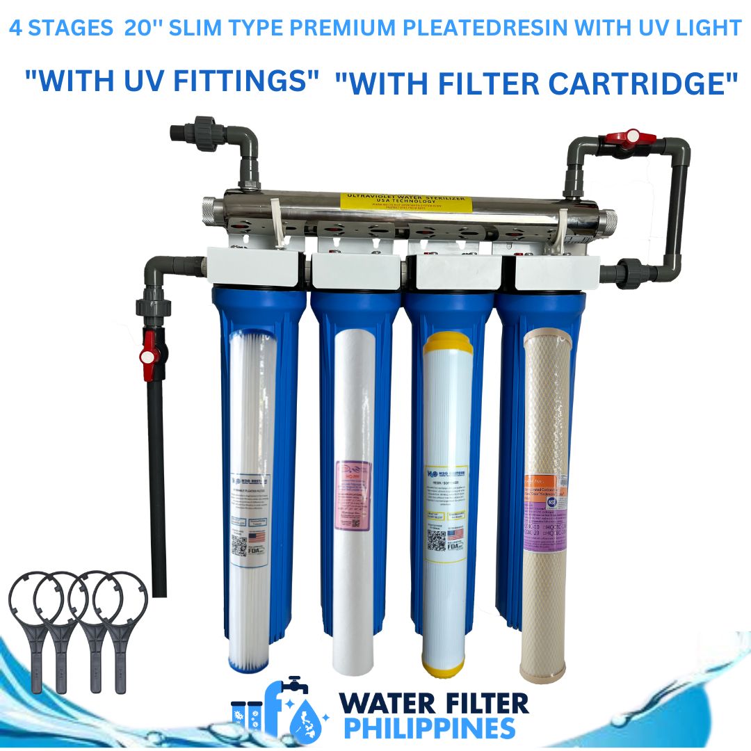 Water Filter 4 Stages Premium for Deepwell Water For Whole House ...