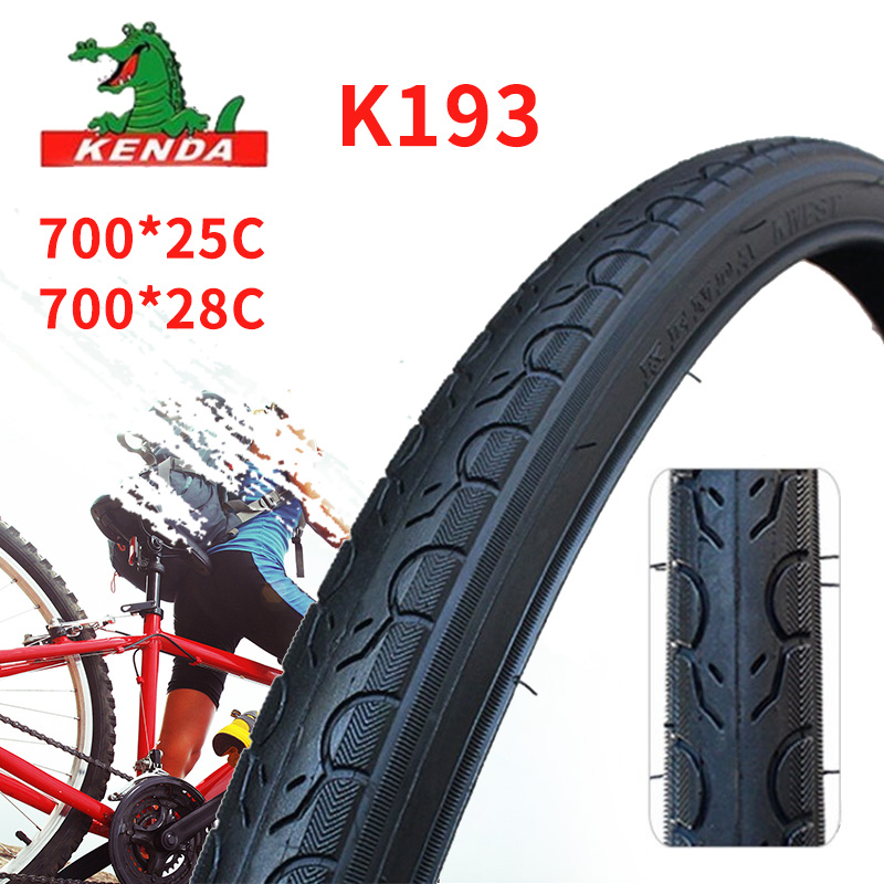 26 Inch Bicycle Tire Solid Tube Explosion-Proof Tyre for MTB and 700c Road Bikes Black 700x23c Bike Tire