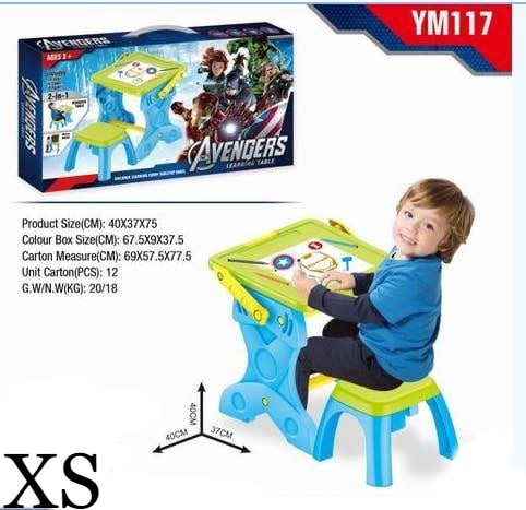 play school desk and chair