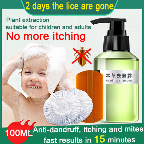 Fast results in 15 minutes lice removal shampoo for adults kids The