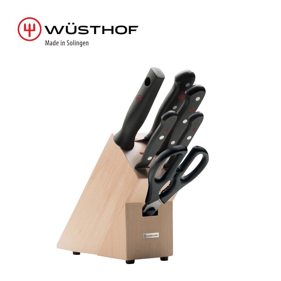 Wusthof Gourmet 7 Piece Knife Block Set Lazada PH