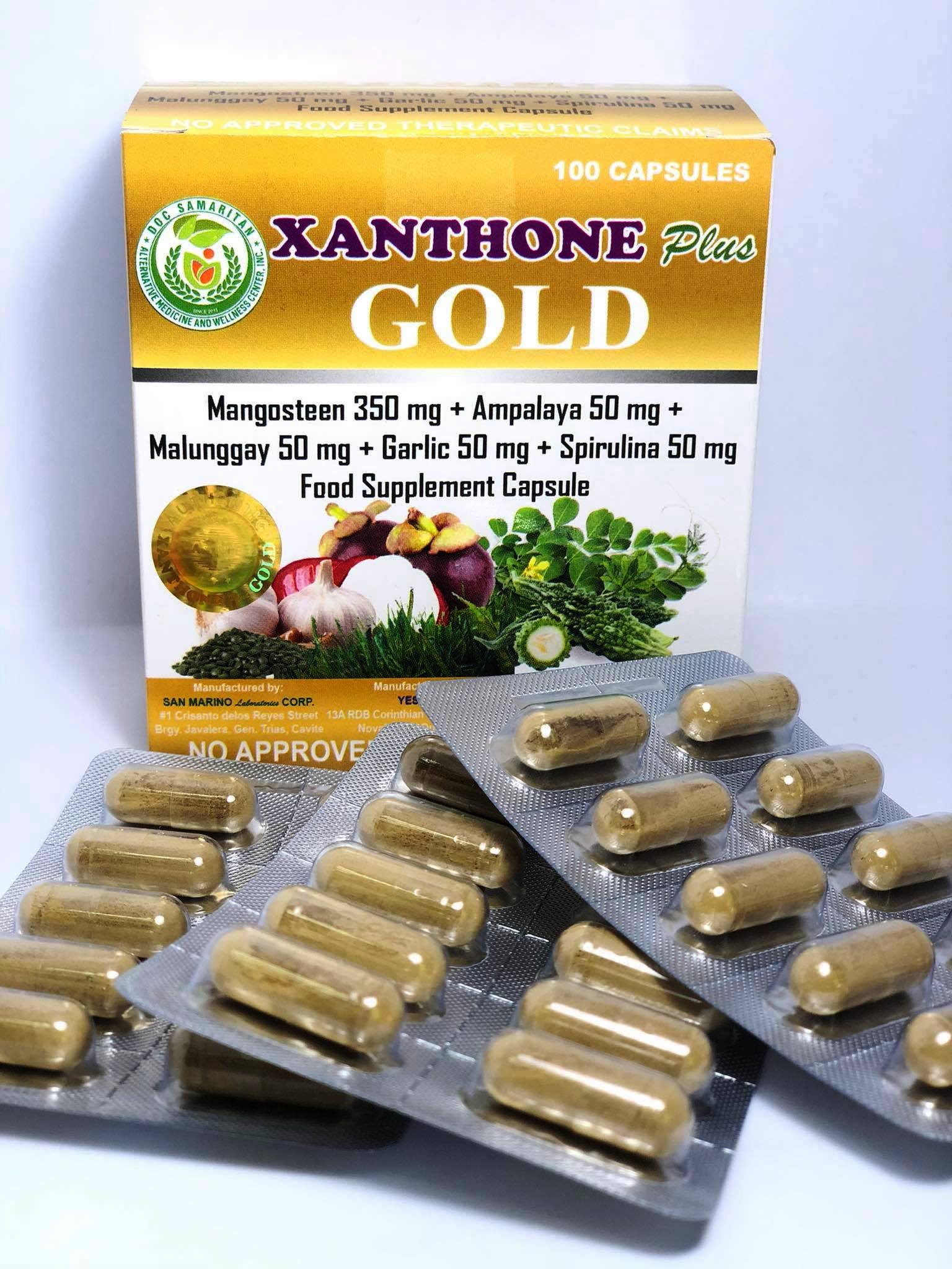 Xanthone Plus Gold 550mg x 100 capsule Lazada PH