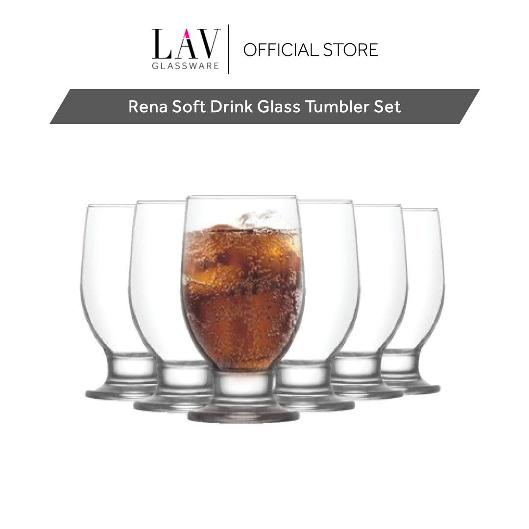 Lav Artemis 6-Piece Drinking Glasses Set, 14 oz