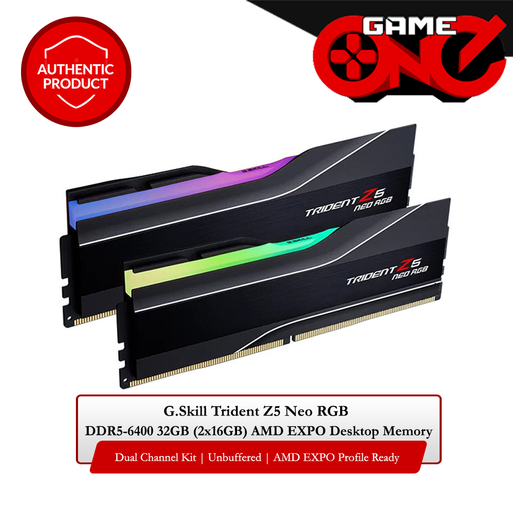 Ddr5 Ram Trident Z Amd Trident Z5 Neo RGB Series (AMD Expo) DDR5 RAM 32GB (2x16GB)  8000MT/s CL38-