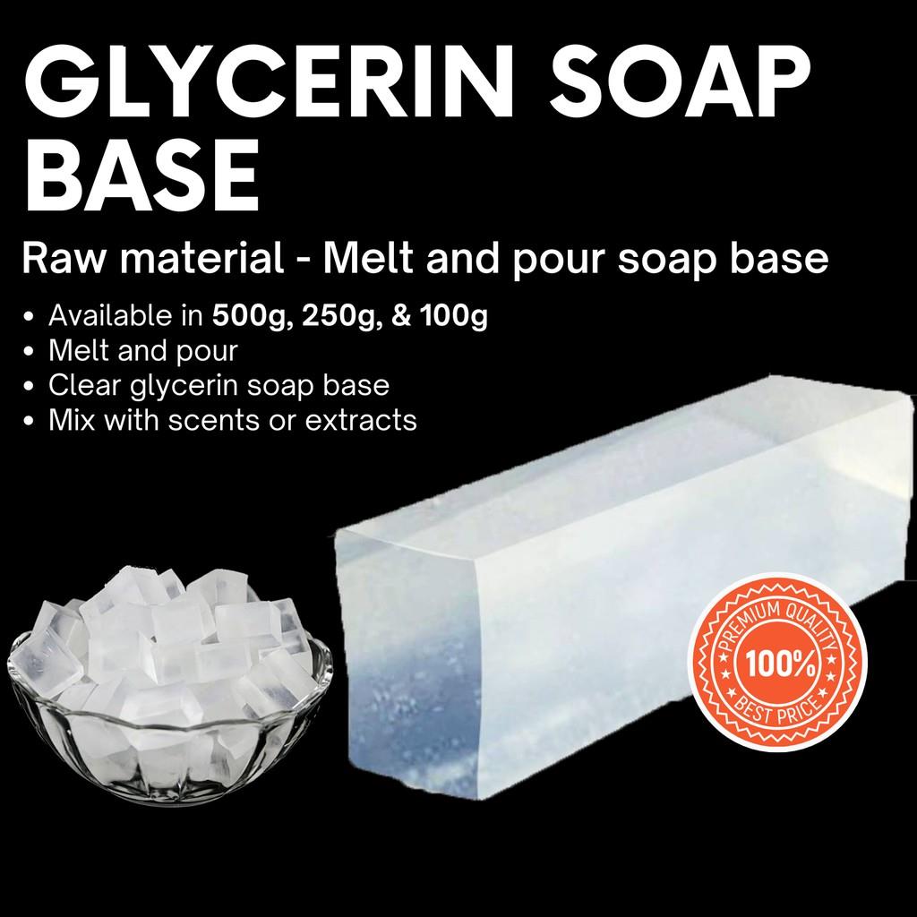 ♀CLEAR GLYCERIN SOAP BASE 500g 250g 100g MELT AND POUR SOAP BASE SOAP MAKING Lazada PH