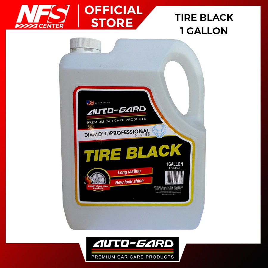 【new】 Autogard Tire Black Diamond Professional Series 1 Gallon Lazada PH