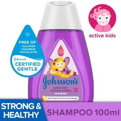 [BABY SHAMPOO] Johnson's Active Kids Strong & Healthy Shampoo 100ml