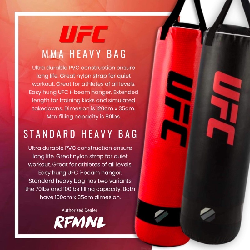 UFC MMA Heavy Bags 80LBS / Punching Heavy Bag 100LBSo71 Lazada PH