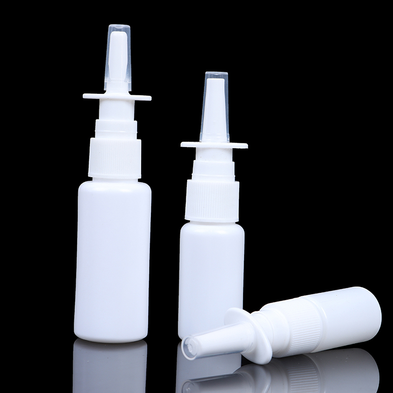 Nofui 10 20ml 30ml Empty Plastic Nasal Pump Spray Bottles Sprayer Mist Nose Refillable