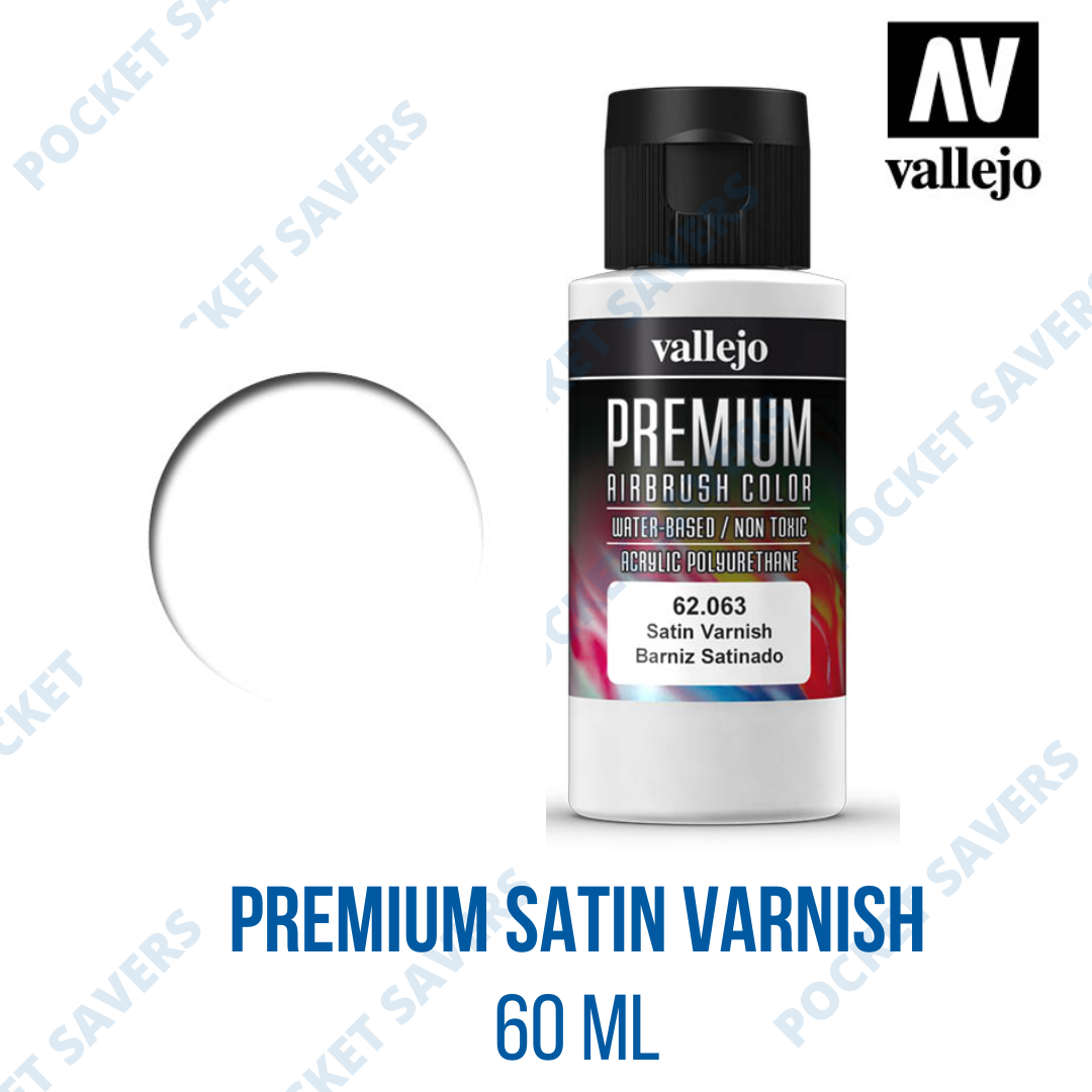 Vallejo Premium Airbrush Color 62.062 Matt Varnish 60 ml