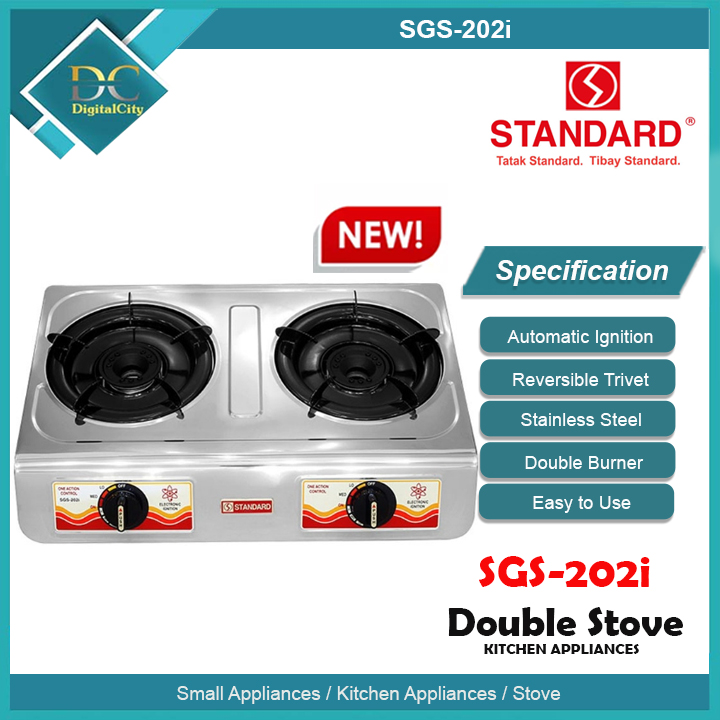 DIGITAL Standard Gas Stove SGS 202i Lazada PH