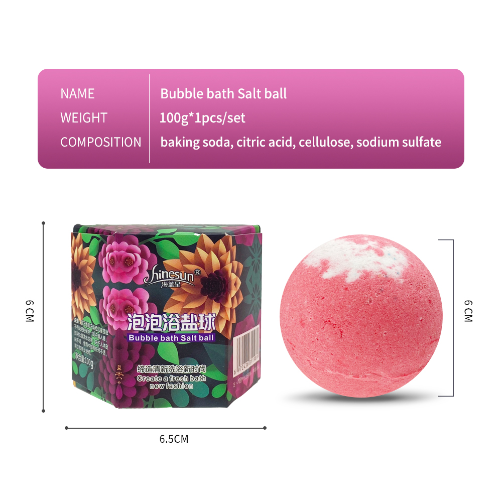 Bath Bomb Bubble Bath Ball Essential Oil Palm Size Bath Toy Safe for
