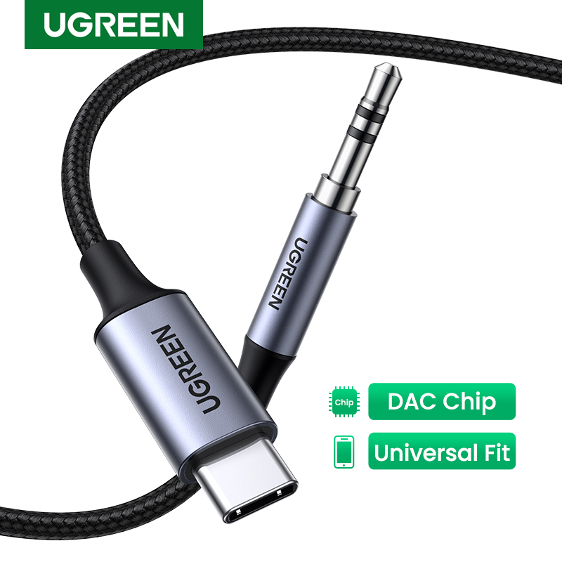 UGREEN 3meter USB C to Aux Cable Audio Adapter DAC Chip Type